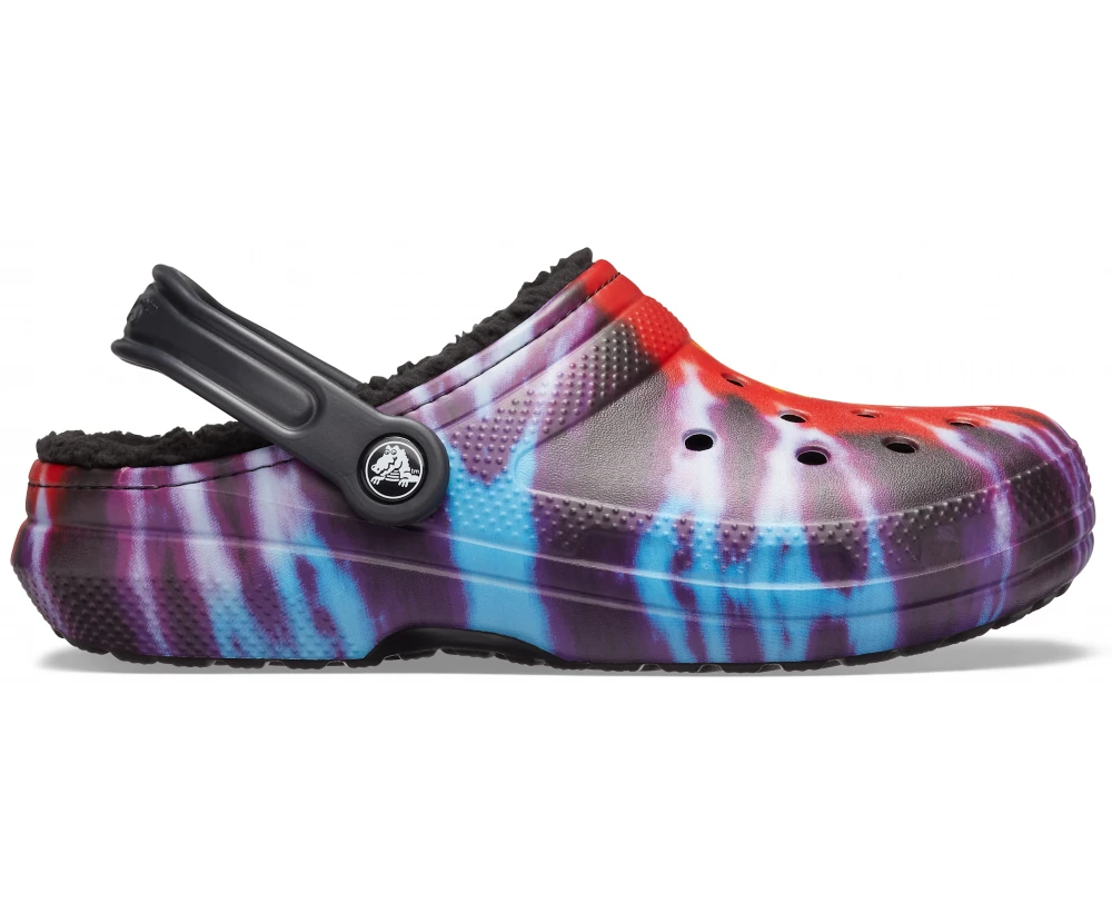 Shoes & Boots 'Crocs' Unisex Classic Lined Tie Dye Clog - Multi / Black 8 Shoes & Boots 'Crocs' Unisex Classic Lined Tie Dye Clog - Multi / Black