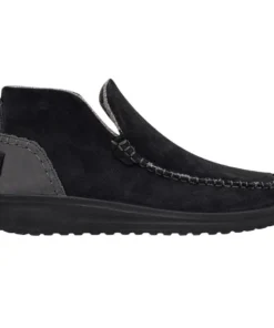 'Hey Dude' Women's Denny Suede - Black