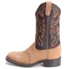 Double H Men Stockman Cowboy Boot - Light Tan / Black