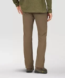 'Wrangler' Men's Fleece Lined Utility Pant - Morel