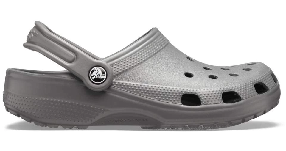 Men 'Crocs' Unisex Classic Clog - Slate Grey 4 Men 'Crocs' Unisex Classic Clog - Slate Grey