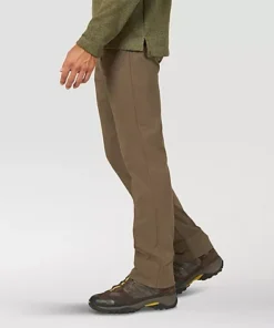 'Wrangler' Men's Fleece Lined Utility Pant - Morel