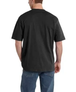 'Carhartt' Men's Heavyweight Logo T-Shirt - Black