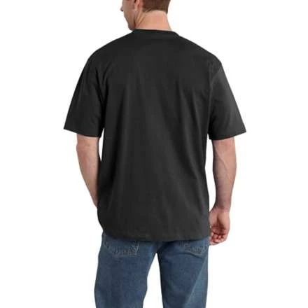 'Carhartt' Men's Heavyweight Logo T-Shirt - Black 4 'Carhartt' Men's Heavyweight Logo T-Shirt - Black