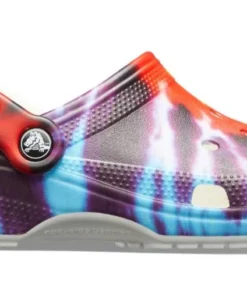 'Crocs' Women's Classic Tie-Dye Graphic Clog - Multi / Rainbow Shoes & Boots