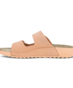Ecco USA, Inc 'Ecco' Women's 2nd Cozmo Two Band Slide - Dusty Peach