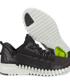 Ecco USA, Inc 'Ecco' Men's Zipflex Low Sneaker - Moonless / Black