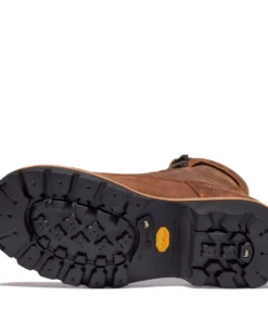 'Timberland Pro' Men's 8" Evergreen Logger EH WP Comp Toe - Brown