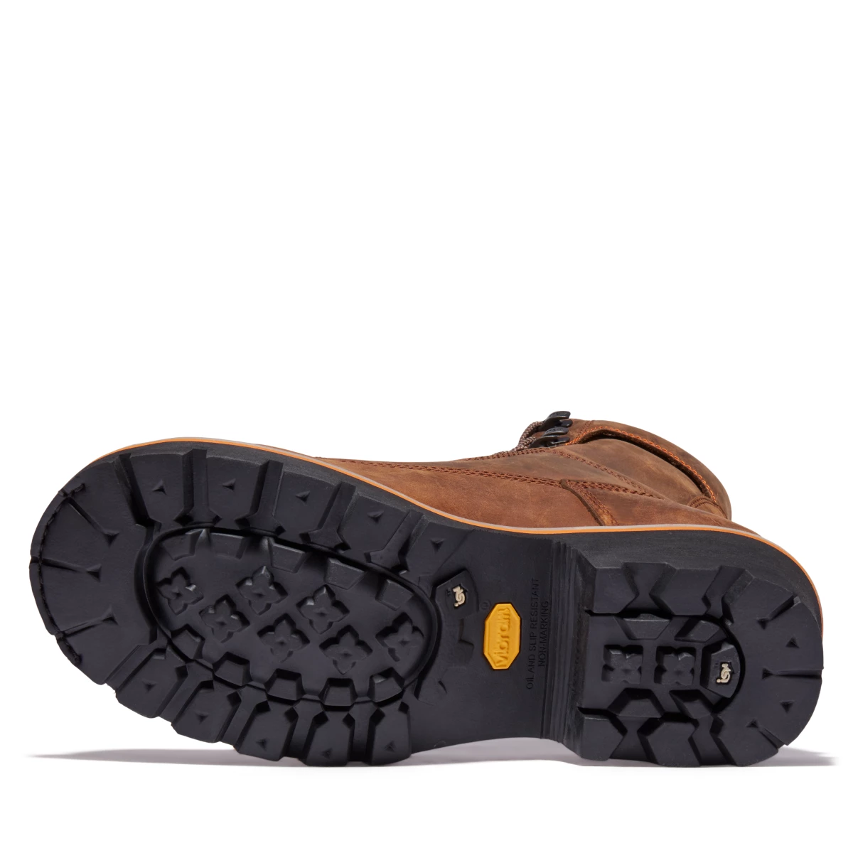 'Timberland Pro' Men's 8" Evergreen Logger EH WP Comp Toe - Brown 4 'Timberland Pro' Men's 8" Evergreen Logger EH WP Comp Toe - Brown