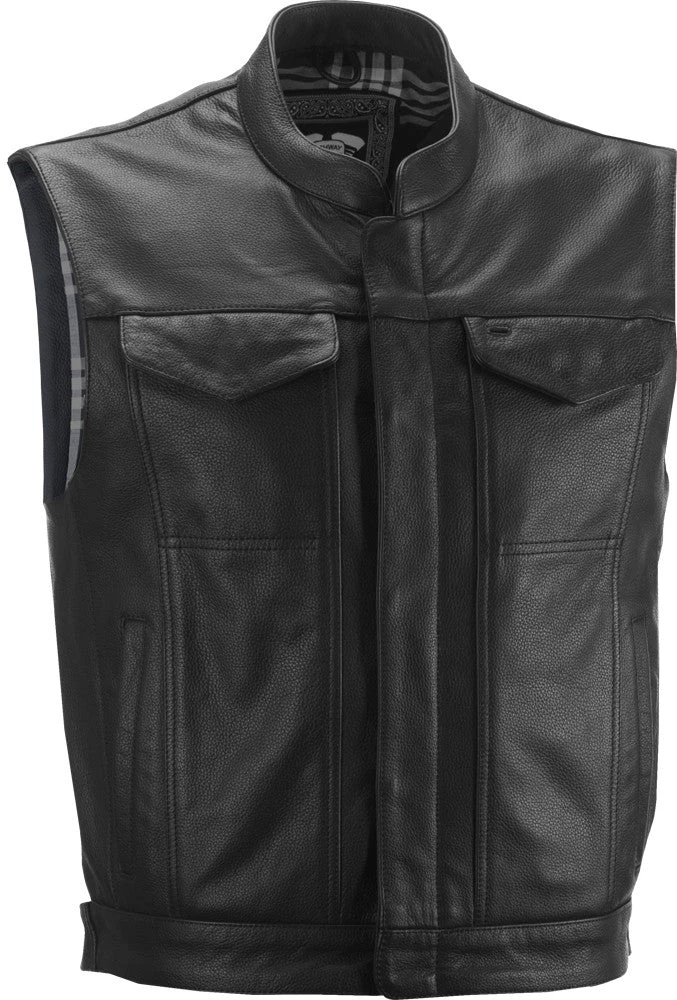 Western Power 'Highway 21' Men's Magnum Vest - Black 3 Western Power 'Highway 21' Men's Magnum Vest - Black