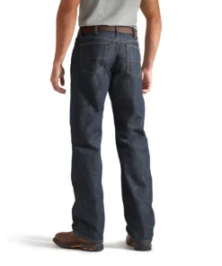 Ariat Men M3 Shale FR Loose Fit Jeans - Medium Wash Denim 7 Ariat Men M3 Shale FR Loose Fit Jeans - Medium Wash Denim