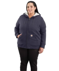'Carhartt' Women's Clarksburg Sherpa-lined Hoodie - Graystone Heather