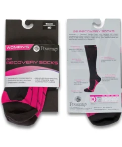 'Powerstep' Women's G2 Recovery Sock - Black