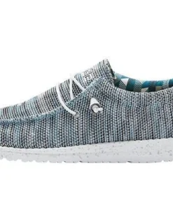 ‘Hey Dude' Men’s Wally Sox Funk - Ice Grey