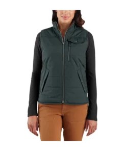 'Carhartt' Women's Utility Sherpa-Lined Vest - Fog Green
