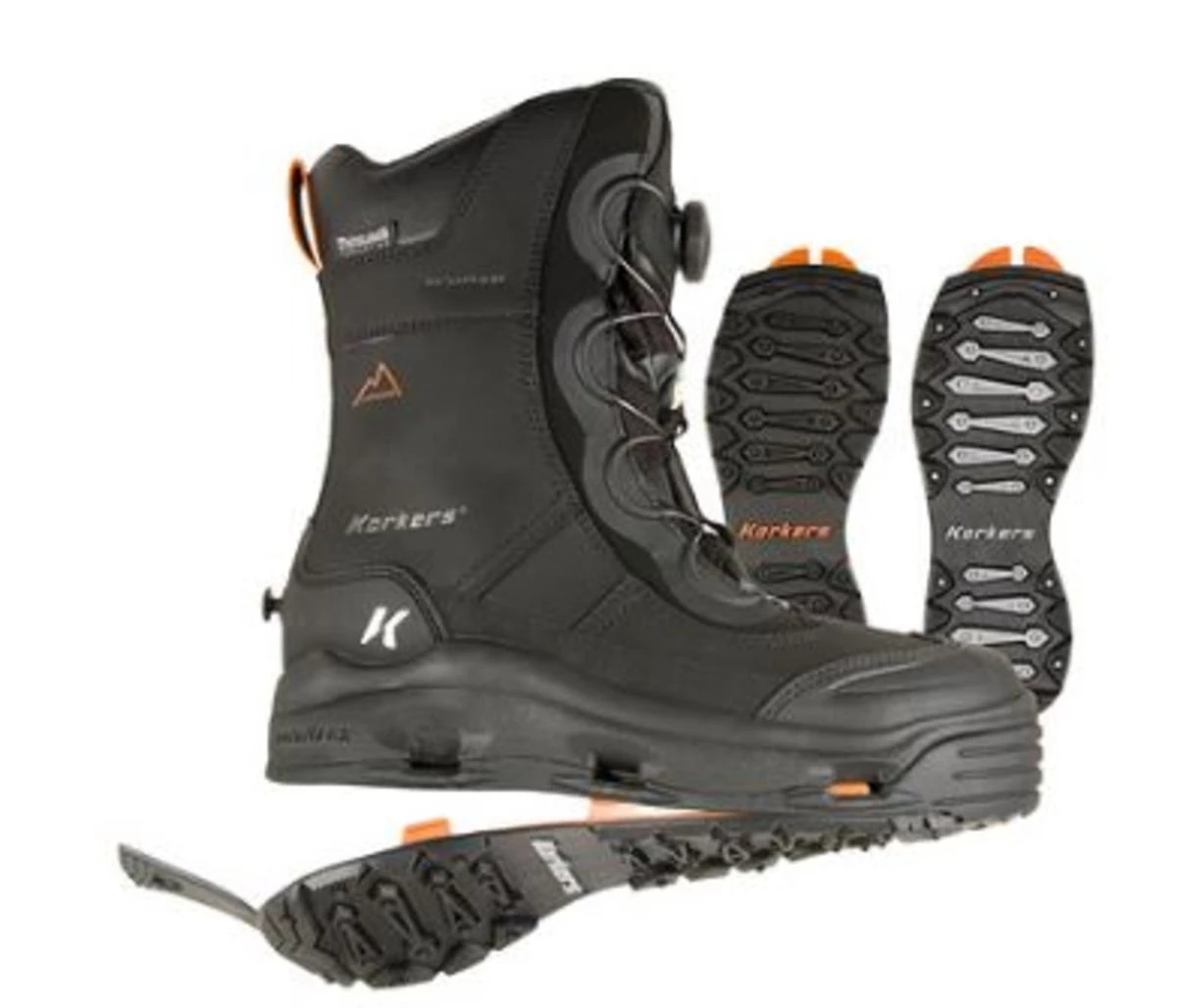 KORKER'S PRODUCTS, LLC 'Korkers' Men's Ice Jack 600GR Comp Toe - Black 3 KORKER'S PRODUCTS, LLC 'Korkers' Men's Ice Jack 600GR Comp Toe - Black