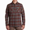 'Kuhl' Men's Dillingr Flannel Shirt - Redwood