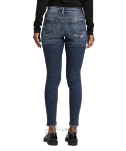 SILVER JEANS CO 'Silver Jeans' Women's Avery High Rise Skinny - Indigo