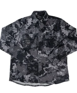 Howitzer Clothing 'Howitzer' Men's Carbine Flannel Button Down - Black / Multi