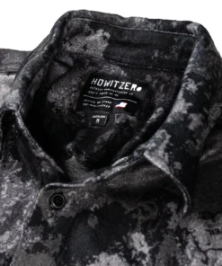 Howitzer Clothing 'Howitzer' Men's Carbine Flannel Button Down - Black / Multi