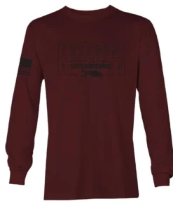 'Howitzer Clothing' Men's Freedom Athletics Tee - Burgundy