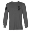 'Howitzer Clothing' Men's Never Tee - Graphite Heather