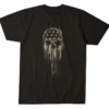 Howitzer Clothing 'Howitzer' Men's People Skull T-Shirt - Black / Brown Lava Wash 2 Howitzer Clothing 'Howitzer' Men's People Skull T-Shirt - Black / Brown Lava Wash
