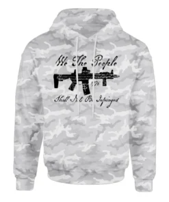 Howitzer Clothing 'Howitzer' Men's Infringed PO Hood - White Camo