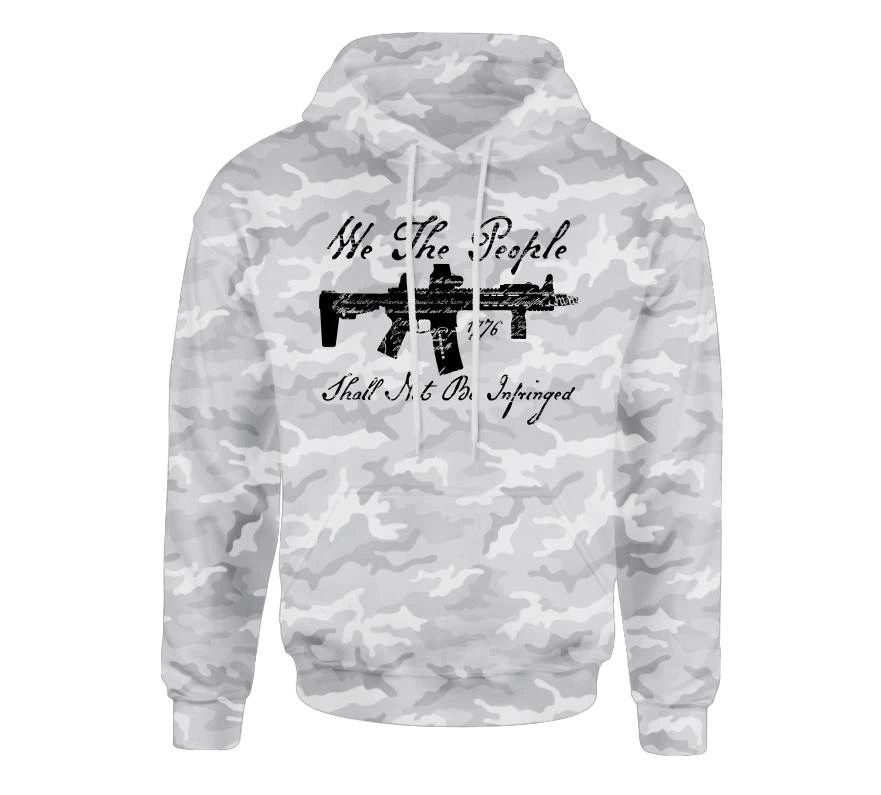 Howitzer Clothing 'Howitzer' Men's Infringed PO Hood - White Camo 3 Howitzer Clothing 'Howitzer' Men's Infringed PO Hood - White Camo