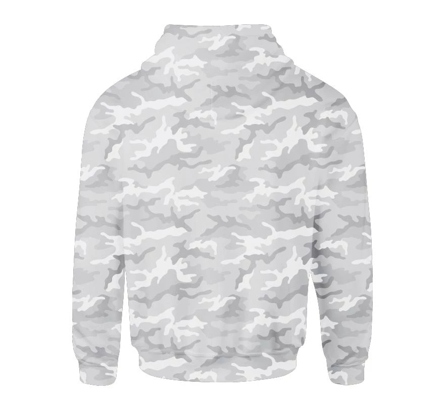 Howitzer Clothing 'Howitzer' Men's Infringed PO Hood - White Camo 4 Howitzer Clothing 'Howitzer' Men's Infringed PO Hood - White Camo