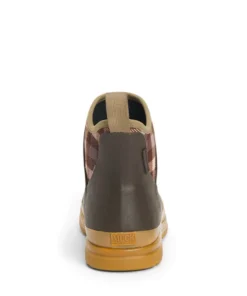 'Muck' Women's Muck Originals Ankle WP Boot - Brown / Plaid / Gum