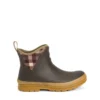 'Muck' Women's Muck Originals Ankle WP Boot - Brown / Plaid / Gum 1 'Muck' Women's Muck Originals Ankle WP Boot - Brown / Plaid / Gum