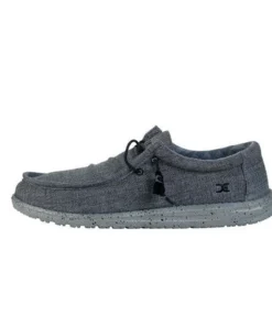 'Hey Dude' Men's Wally L Stretch - Steel