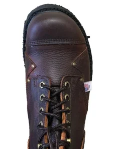 COVE SHOE COMP 'Outfitter' Men's 8" Tower Climber Steel Toe - Brown 8 COVE SHOE COMP 'Outfitter' Men's 8