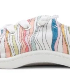 'Roxy' Women's Bayshore III Slip On - Battleship Pinstripe