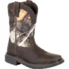 Kids 'Rocky' Youth Ride FLX WP Square Toe - Brown / Realtree Camo
