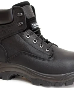 'Work Zone' Men's 6" 200GR EH WP Steel Toe - Black