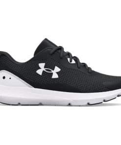'Under Armour' Men's Surge 3 - Black / White