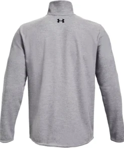 'Under Armour' Men's Specialist Grid Henley - Halo Grey / Black