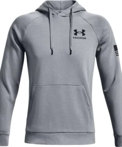 'Under Armour' Men's Freedom Flag Hoodie - Steel