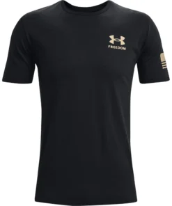 'Under Armour' Men's New Freedom Flag Camo T-Shirt - Black 11 'Under Armour' Men's New Freedom Flag Camo T-Shirt - Black