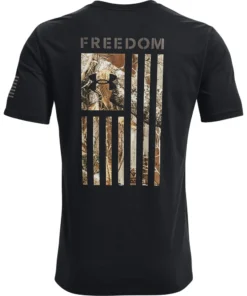 'Under Armour' Women's Freedom Flag T-Shirt - Black
