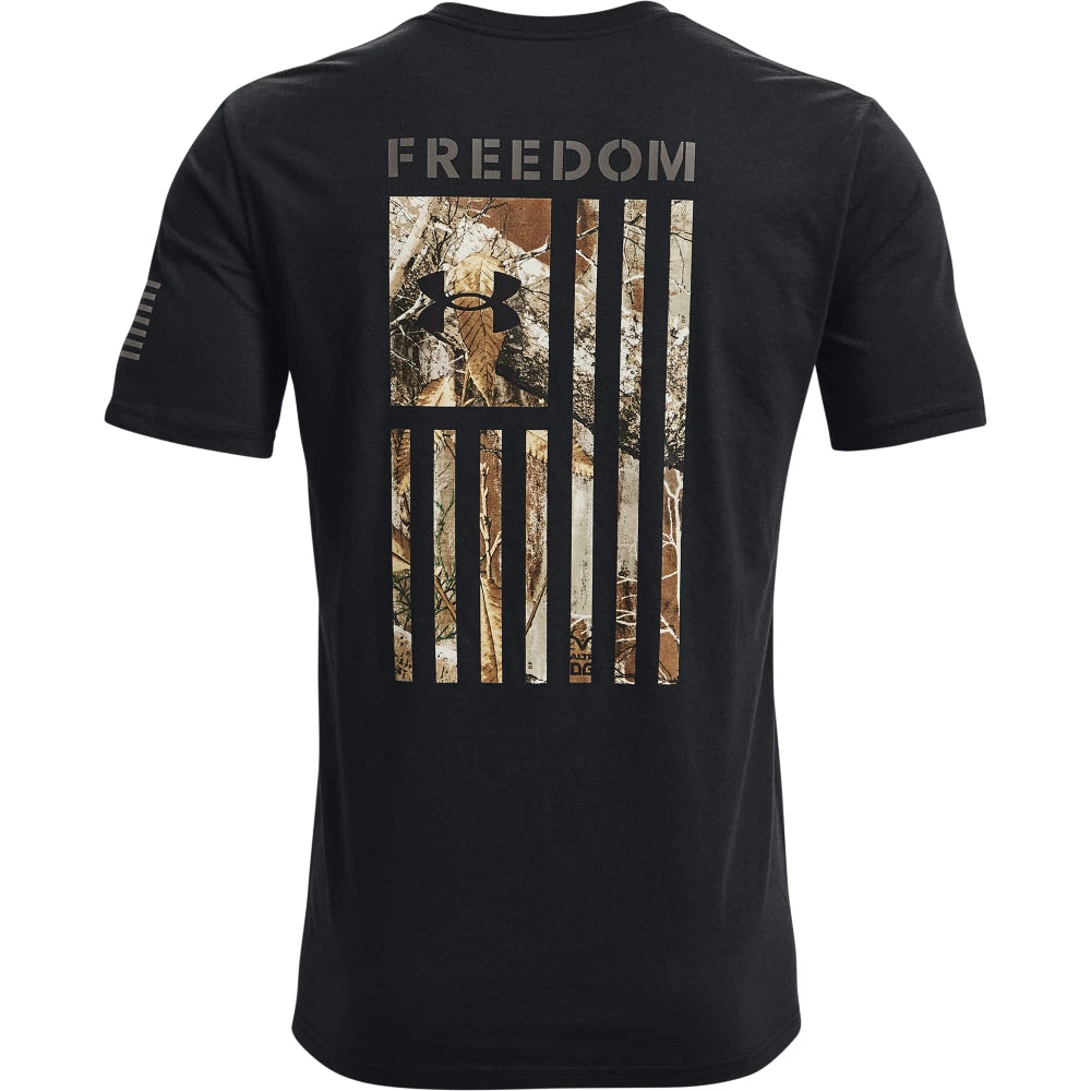 'Under Armour' Women's Freedom Flag T-Shirt - Black 3 'Under Armour' Women's Freedom Flag T-Shirt - Black