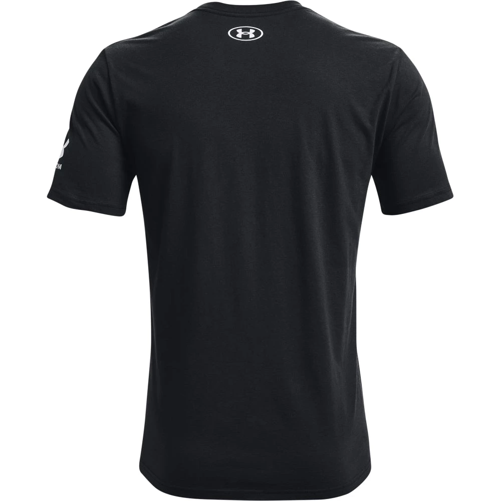 'Under Armour' Men's New Freedom BFL T-Shirt - Black / White 7 'Under Armour' Men's New Freedom BFL T-Shirt - Black / White