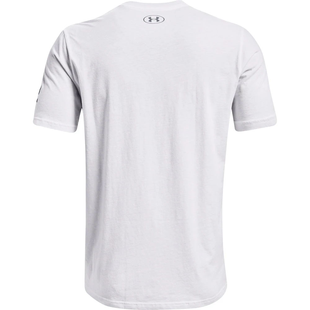 'Under Armour' Men's New Freedom BFL T-Shirt - White / Royal 5 'Under Armour' Men's New Freedom BFL T-Shirt - White / Royal