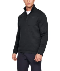 'Under Armour' Men's Specialist Henley 2.0 - Black / Charcoal