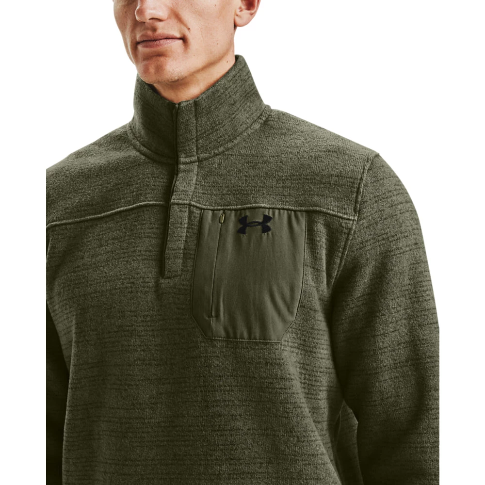 'Under Armour' Men's Specialist Henley 2.0 - Marine OD Green / Black 5 'Under Armour' Men's Specialist Henley 2.0 - Marine OD Green / Black
