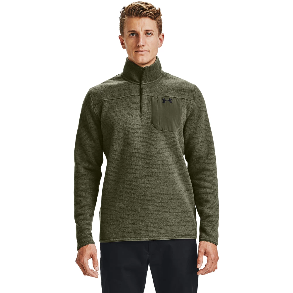 'Under Armour' Men's Specialist Henley 2.0 - Marine OD Green / Black 3 'Under Armour' Men's Specialist Henley 2.0 - Marine OD Green / Black
