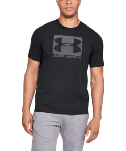 'Under Armour' Men's Boxed Sportstyle T-Shirt - Black / Graphite