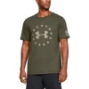 'Under Armour' Men's Freedom Logo T-Shirt - Marine OD Green 2 'Under Armour' Men's Freedom Logo T-Shirt - Marine OD Green